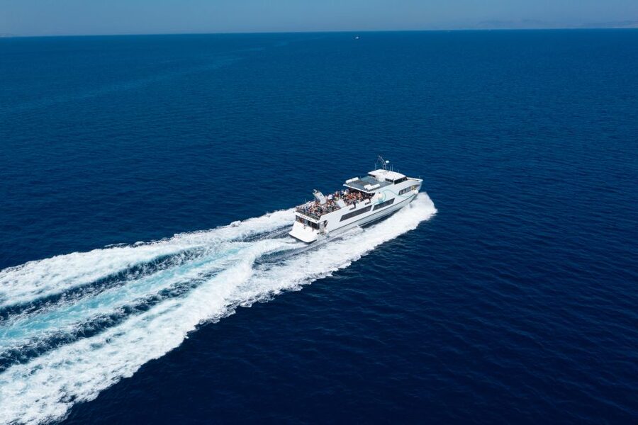 Rhodes: Speedboat trip to Symi Town and Panormitis Monastery - The minibus ride to Panormitis Monastery