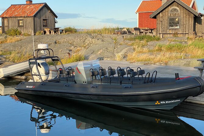 RIB Speed Boat Tour and Archipelago Island Visit (4,5h) - Vaxholm, the archipelago’s old defensive town
