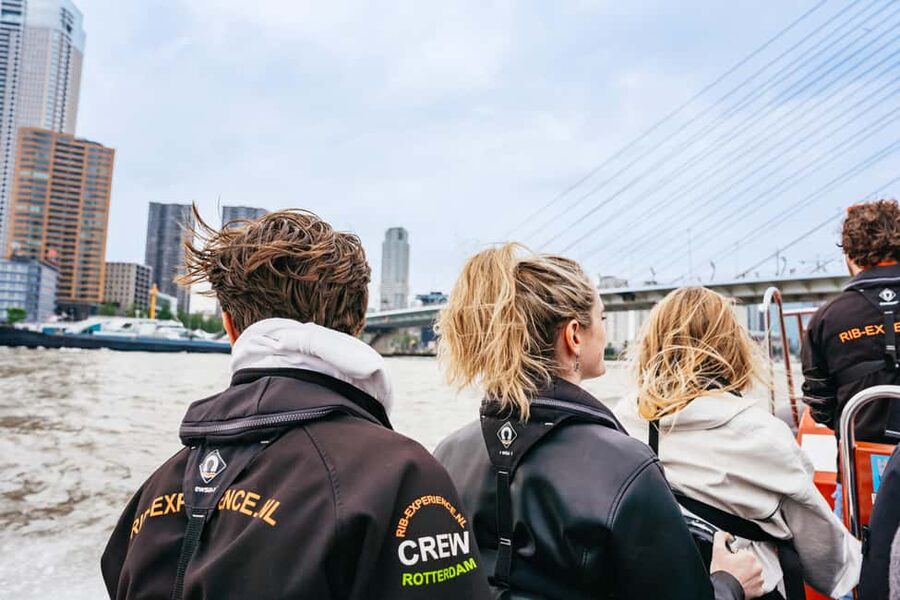 RIB Speedboat Sightseeing Cruise - Hotel New York and the SS Rotterdam