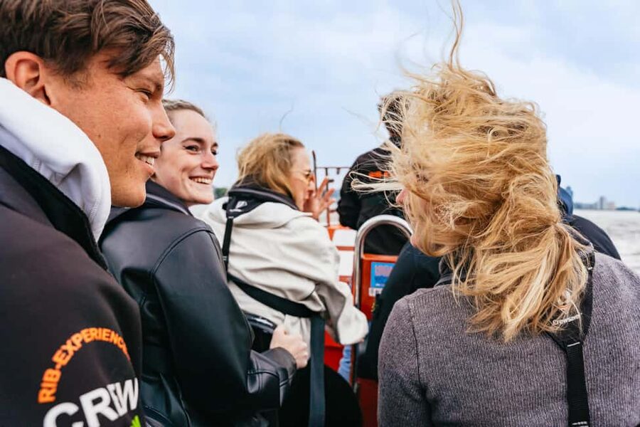 RIB Speedboat Sightseeing Cruise - The return through old Rotterdam ports