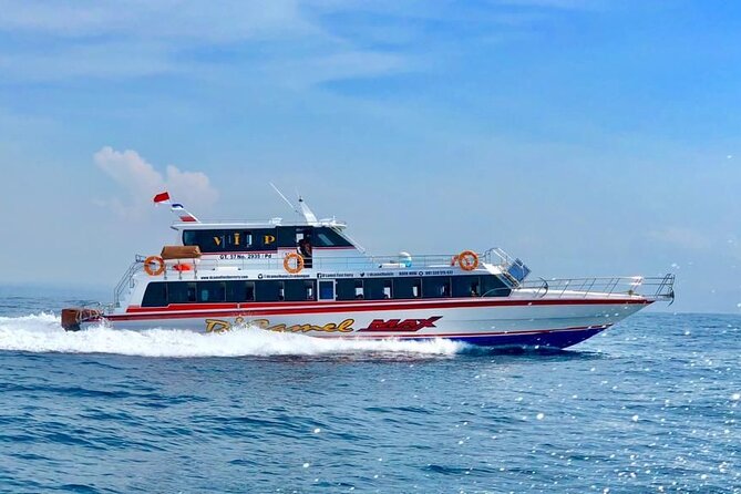 Round Trip Fast Boat Transfer Nusa Lembongan - What the Sanur departure looks like