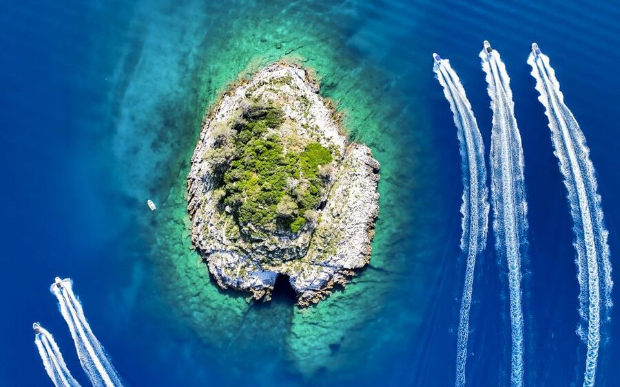 Rovinj or Vrsar: Lim Fjord & Rovinj islands Speedboat Tour - A Private Boat Day Built Around Your Pace