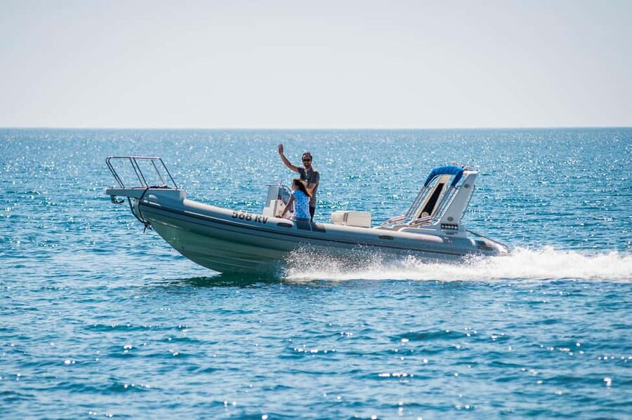Rovinj: Red Island and Pirate Cave speedboat tour - Red Island means two connected islands