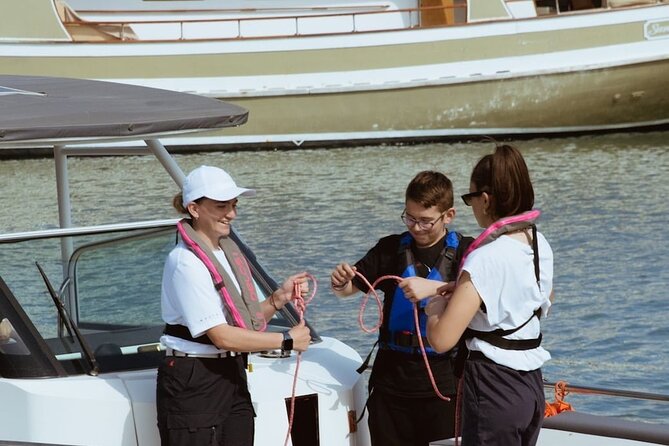 RYA Powerboat Level 1 and 2 Courses in Halkidiki - Learning to handle a real powerboat at Sani Marina