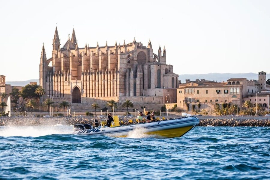 S'Arenal: Boat trip to Illetas with views of Palma - Sailing toward Cala Illetas