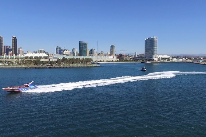 San Diego Bay Jet Boat Ride - From Harbor Drive to the USS Midway