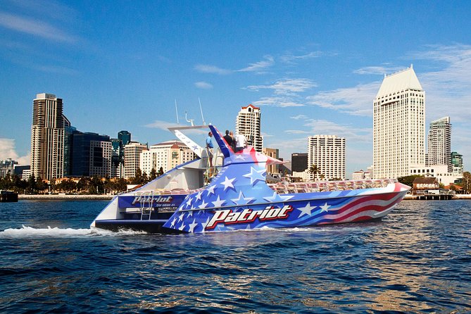 San Diego Bay Jet Boat Ride - Under the Coronado Bridge