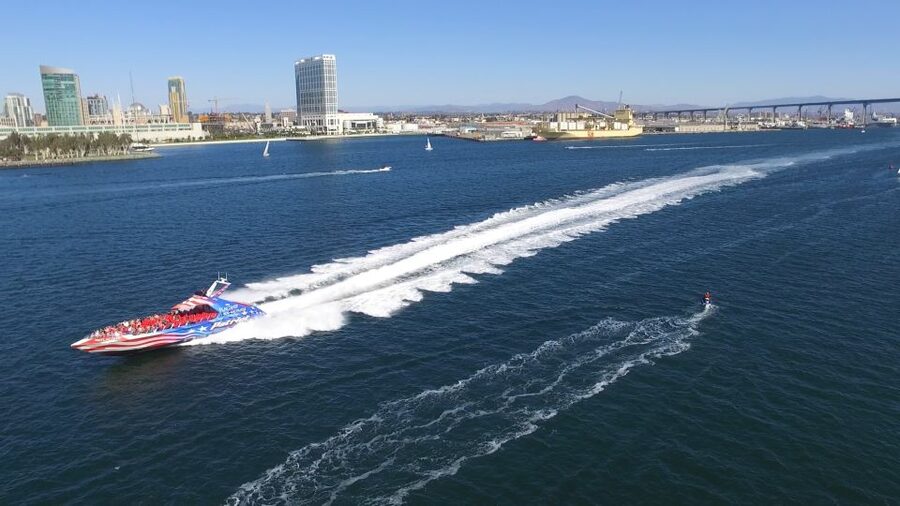 San Diego: Patriot Jet Boat Thrill Ride - The USS Midway and San Diego’s naval waterfront