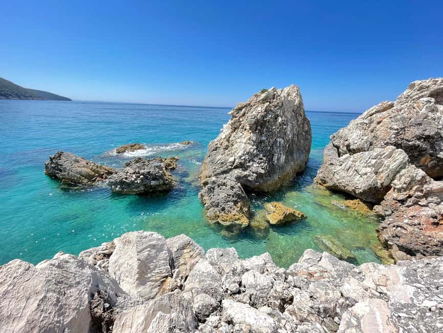 Sarandë Sea Safari: Speedboat to Hidden Coves & Wild Beaches - Kakome Bay keeps the focus on clear water
