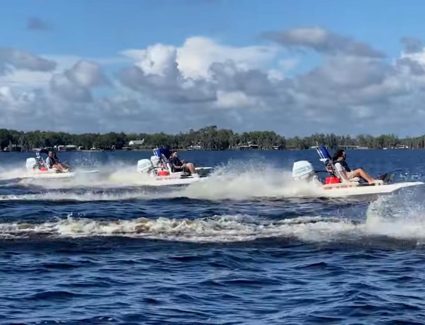 Sarasota: Island Adventures & Catamaran Speedboat Tour - Starting at Centennial Park in Downtown Sarasota