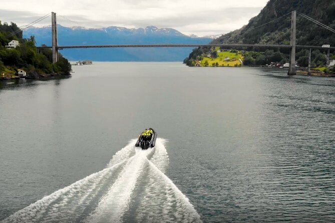 Scenic RIB adventure to Hardangerfjord & Fyksesund from Øystese - A Faster Way to See Hardangerfjord