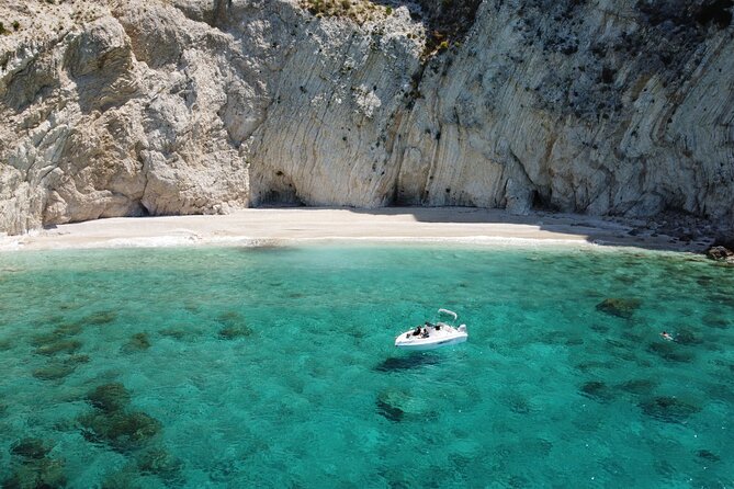 Sea Safari Speedboat Trip in Corfu. Island hopping Sea Tour - Porto Timoni and its famous double bay