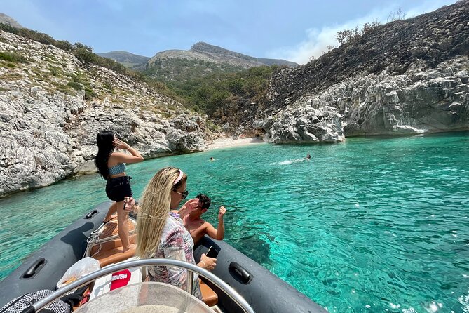 Secret Blue Gem Cave & Grama Bay Boat Tours Vlore - A full day along Albania’s Karaburun coast