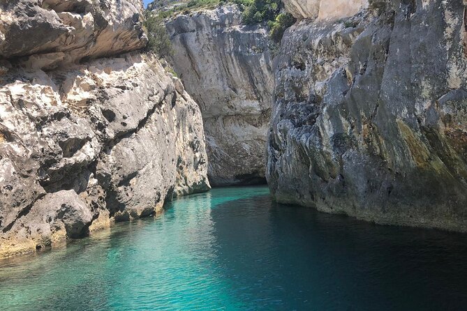 Secret Blue Gem Cave & Grama Bay Boat Tours Vlore - Bristani Bay and Meguci Bay for swimming time
