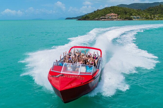 Shared Daydream Extreme High Speed Jetboat Tour - Meeting the marine biologist at the Living Reef
