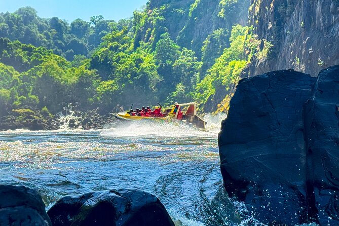 Shearwater Adventure Jet Boat Experience in Victoria Falls - Walking into Batoka Gorge