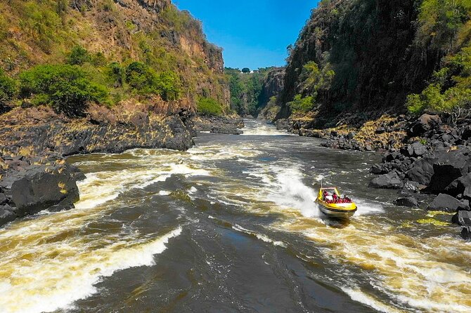 Shearwater Adventure Jet Boat Experience in Victoria Falls - Safety, comfort, and the wet-weather question