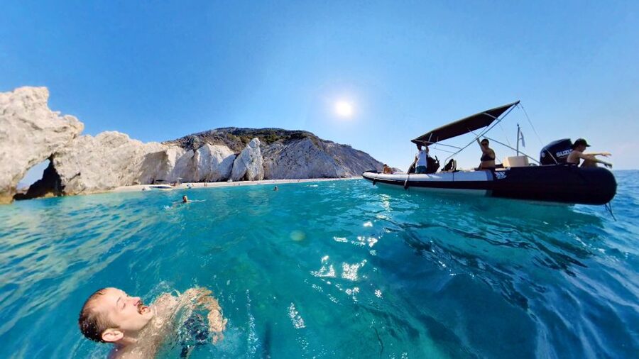 Skiathos: Private Day Cruise with a Speed Boat around island - Tsougria and Arkos for swimming