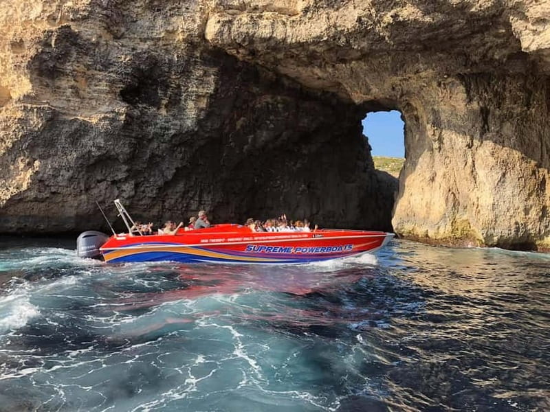 Sliema: Powerboat trip to Gozo & Comino with Caves - Key points before you book