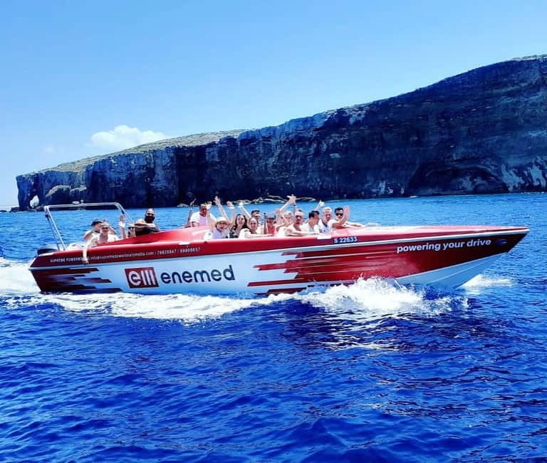 Sliema: Powerboat trip to Gozo & Comino with Caves - A fast way to reach Gozo and Comino