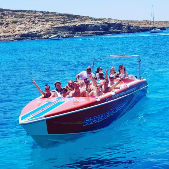 Sliema: Powerboat Trip to Gozo with Caves and Island Stop - The cave visit brings the scenery close