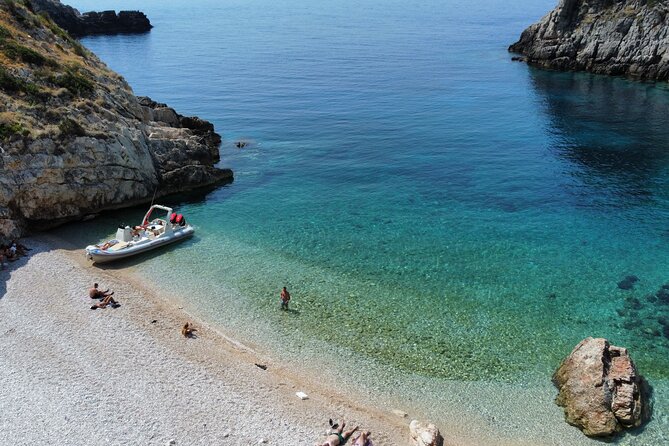 Small Group Speedboat Excursion to Haxhi Ali and Dafina Caves - Bristani Bay and the old military unit