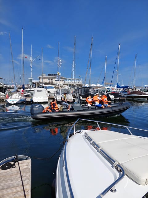 Speed boat Half Hour trip in Sopot. Speed up to 100 km/h - What the 300 HP Yamaha engine adds