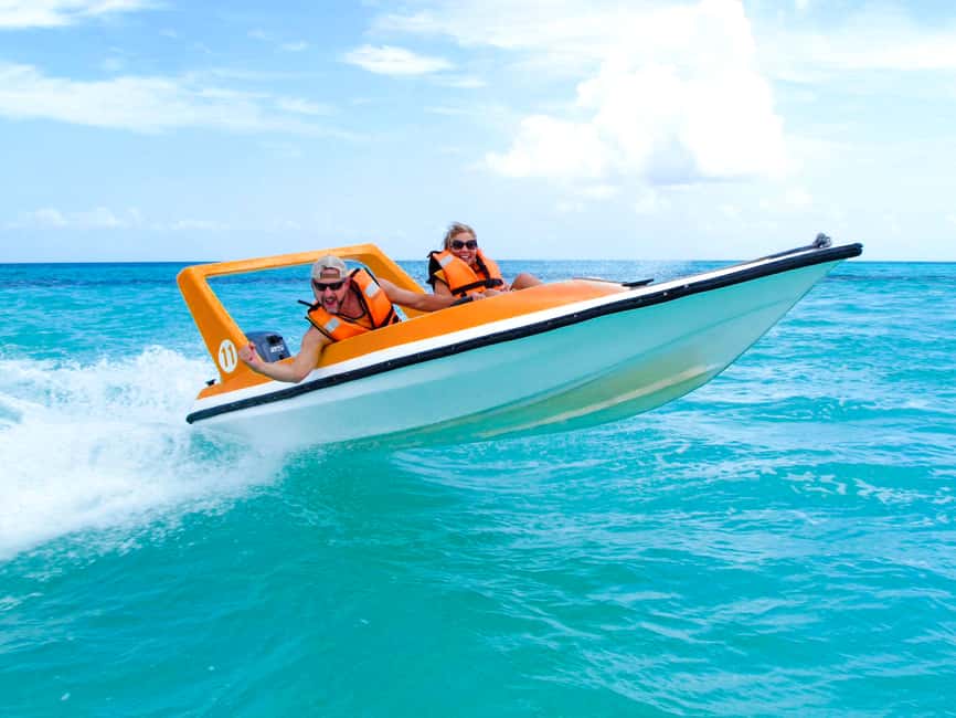 Speed Boat, Snorkel and Beach - Barracuda Beach Club after the water activity