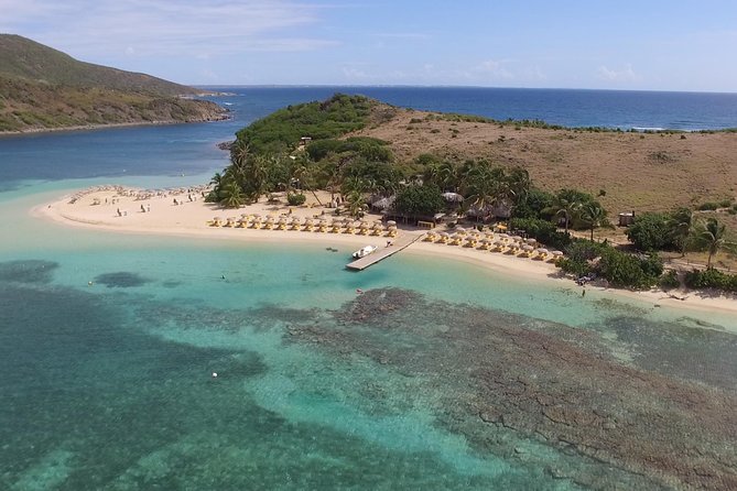 Speed Boat & Snorkeling Tour Pinel & Tintamarre Islands for CRUISE SHIP GUESTS - Maho Beach and aircraft overhead