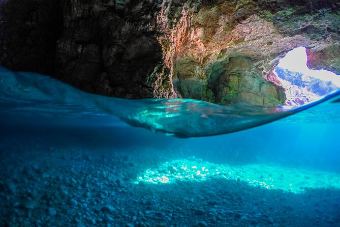 Speed Boat Tour to Secret Beaches - Haxhi Ali Cave and its limestone cliffs