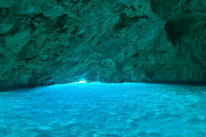 Speed Boat Tour to Vlore's Secret Blue Cave at Grama Bay - Dafina Cave gives you the first real swim
