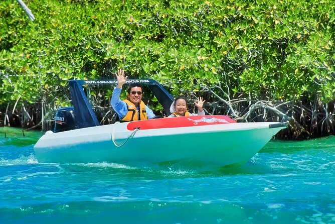 Speedboat across the Mangroves & Snorkel with Jet Ski Rental - Starting at Puerto Maya Cancun