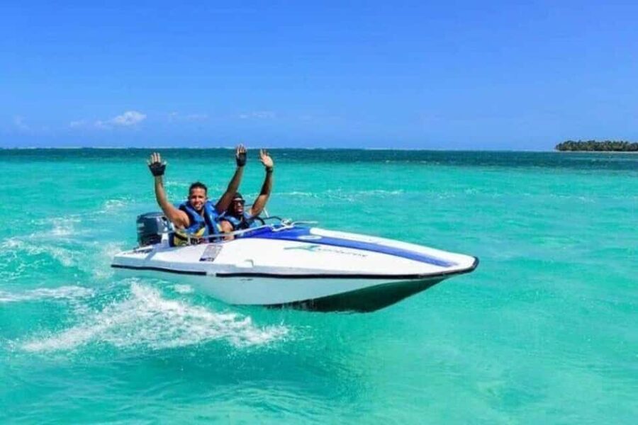 Speedboat Adventure and Snorkeling from Punta Cana - The coral reef stop and the fish below
