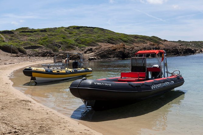Speedboat and Snorkel tour through the Coast of Menorca - A fast way to see Menorca from Fornells