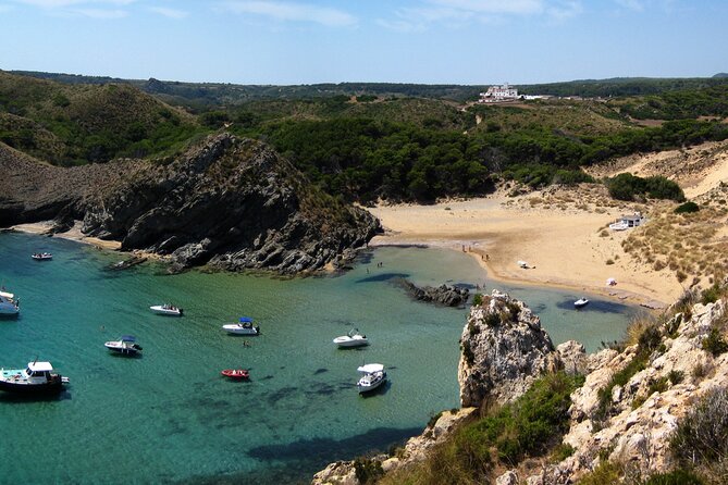 Speedboat excursion through the coves of northern Menorca - Cala Pudent, a better place to snorkel