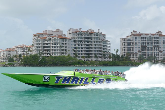 Speedboat Sightseeing Adventure of Miami - Star Island and the Venetian Islands