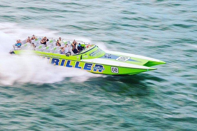 Speedboat Sightseeing Adventure of Miami - South Beach from the Atlantic side