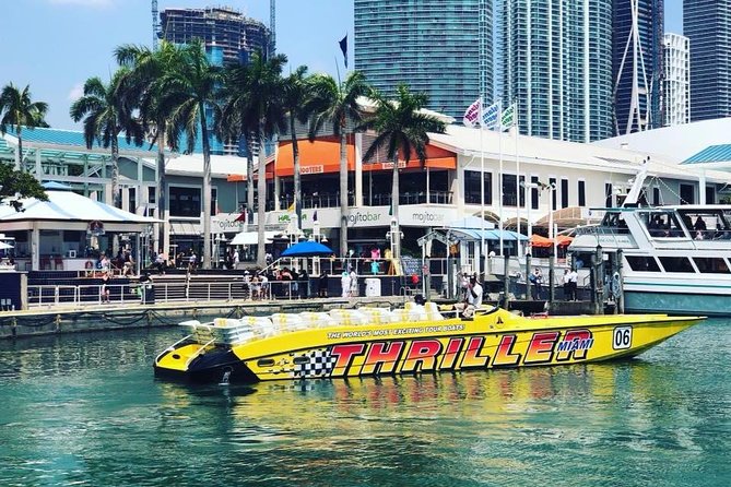 Speedboat Sightseeing Adventure of Miami - The skyline on the way back