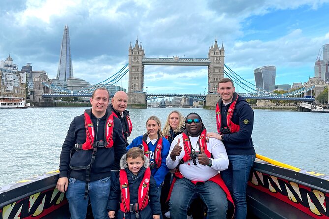 Speedboat 'THE THAMES BEAST' from Tower Millennium Pier - 40 mins - Tower of London and Tower Bridge from the river