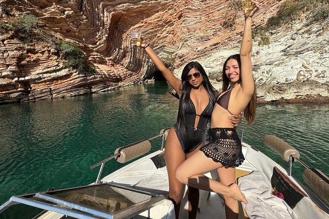 Speedboat Tour Swimming Snorkeling in Pigeon Cave Mirror Beach - Mirror Beach is best reached from the water
