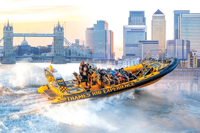 Speedboat 'Tower RIB Blast' from Tower Millennium Pier - 20 minutes - A fast Thames ride with London as the backdrop