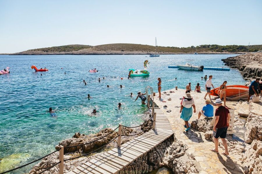 Split: Blue Cave, Vis & Hvar Full-Day Trip by Speedboat - A brief look at the Pakleni Islands