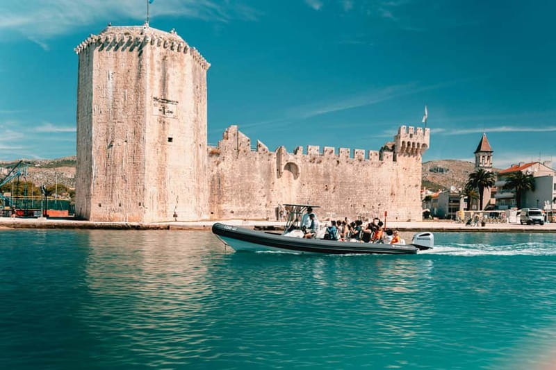 Split: Blue Lagoon & 3 Islands Small Group Speedboat Tour - Trogir: 75 minutes among old stone lanes