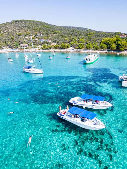 Split/Trogir: Half-Day 3-Island Speedboat Adventure - First stop: one and a half hours at the Blue Lagoon