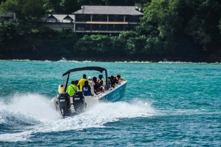St Lucia: Private Speed Boat Tour from Castries - From La Place Carnage to the open Caribbean
