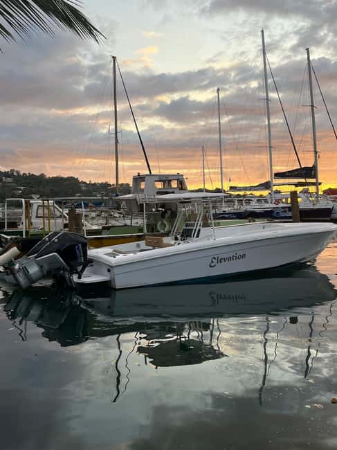 St Lucia: Private Speed Boat Tour from Castries - The Pitons arrive near Soufriere