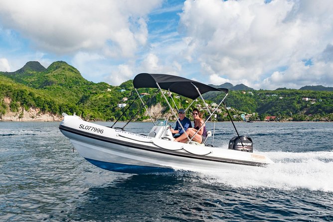 St. Lucia Speedboat and Power Snorkel From Castries - Leaving Choc at 9:00 a.m.