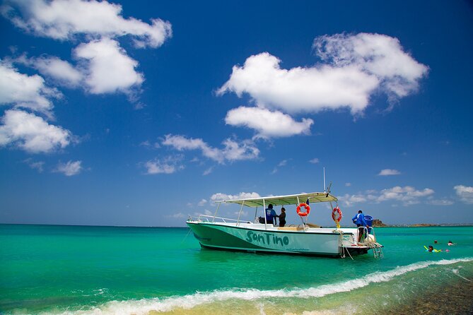 St Maarten Motorboat Cruise: Long Bay, Creole Rock and Tintamarre Island - A full day aboard the Santino from Simpson Bay
