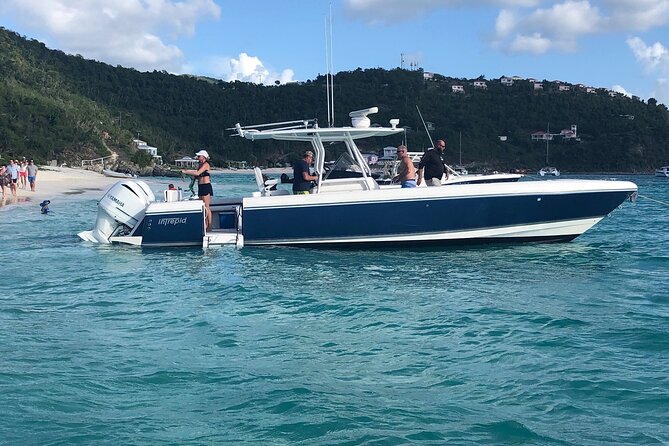 St Thomas Full-Day Boat Rental 37' Intrepid Powerboat - Key points to know before you book