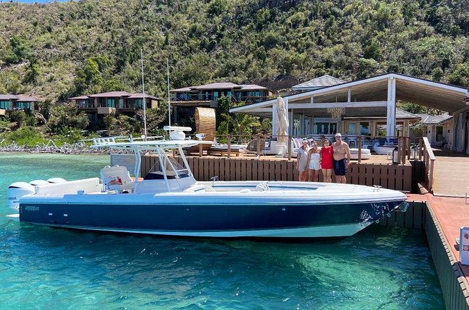 St Thomas Full-Day Boat Rental 37' Intrepid Powerboat - The captains are a major part of the value